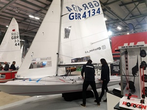 A more conventional - but beautifully fitted-out - Ovington on the Harken stand