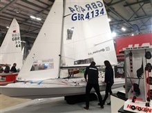 A more conventional - but beautifully fitted-out - Ovington on the Harken stand