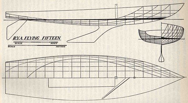 Flying Fifteen line diagram